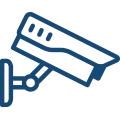 CCTV blue icon